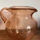 Bubble glass pitcher
