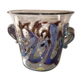 Decorated blown glass champagne bucket