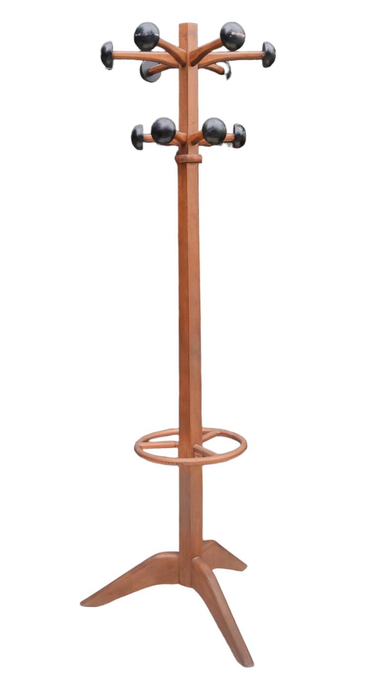 Stella vintage coat rack with 12 hooks