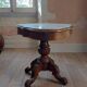 Console table in wood and marble