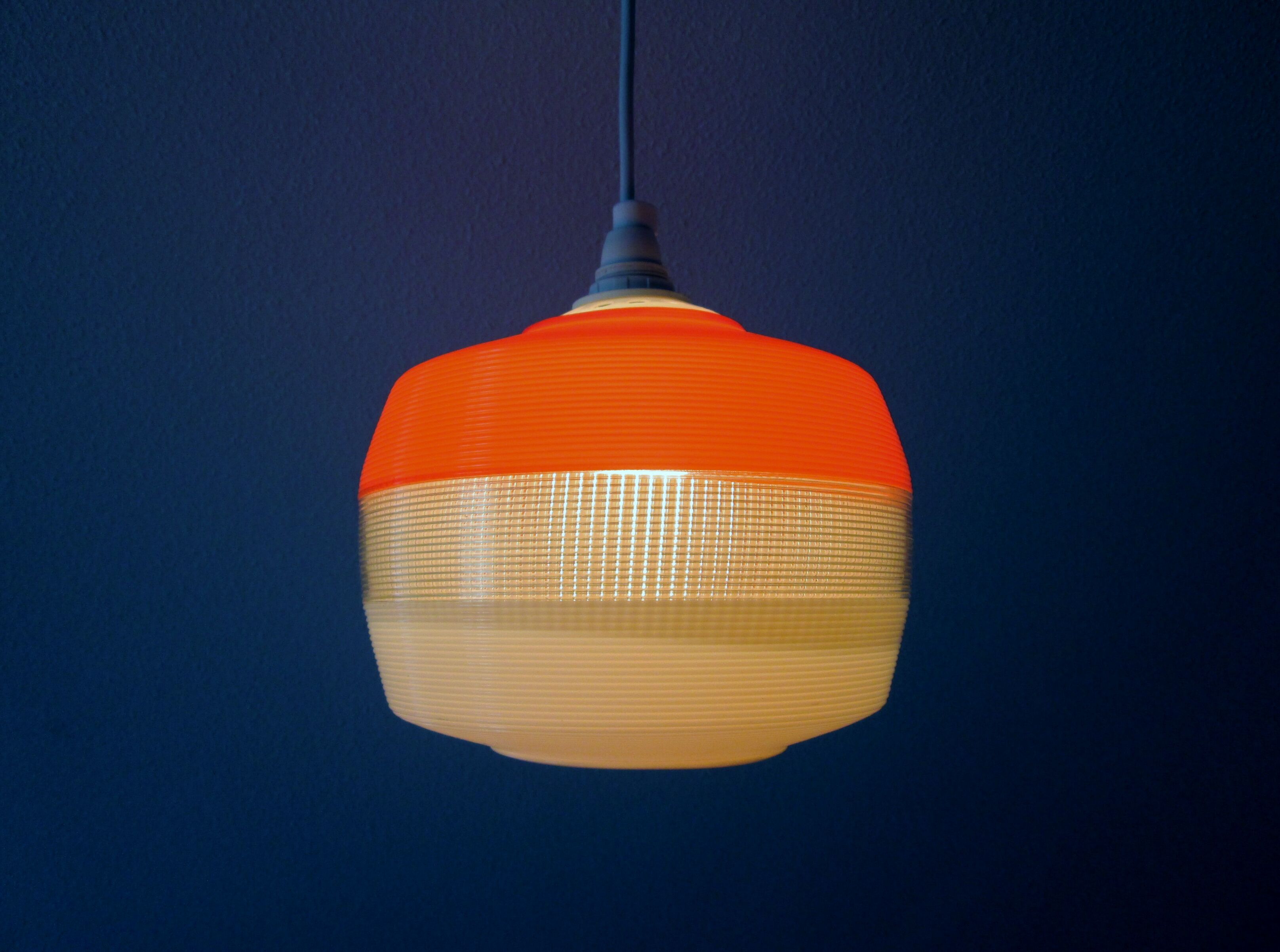 1960s original vintage pendant spaghetti lamp in 3 colours  designed by Yasha Heifetz for Rotaflex
