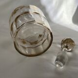 Carfe in chiseled crystal and gilding with cap
