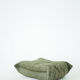 Togo Armchair and Pouf in Khaki wide Corduroy