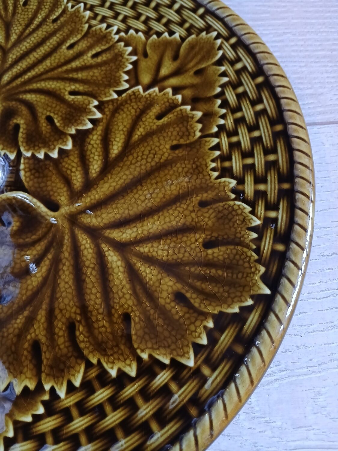 Antique cheese dish Gien