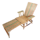 Chaise longue 1930 en rotin