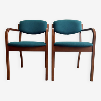 Pair of Stacking Office Chairs