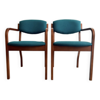 Pair of Stacking Office Chairs