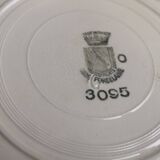 4 Terre de Fer Saint Amand et Hamage plates “Chicorée Williot” model