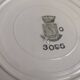 4 Terre de Fer Saint Amand et Hamage plates “Chicorée Williot” model