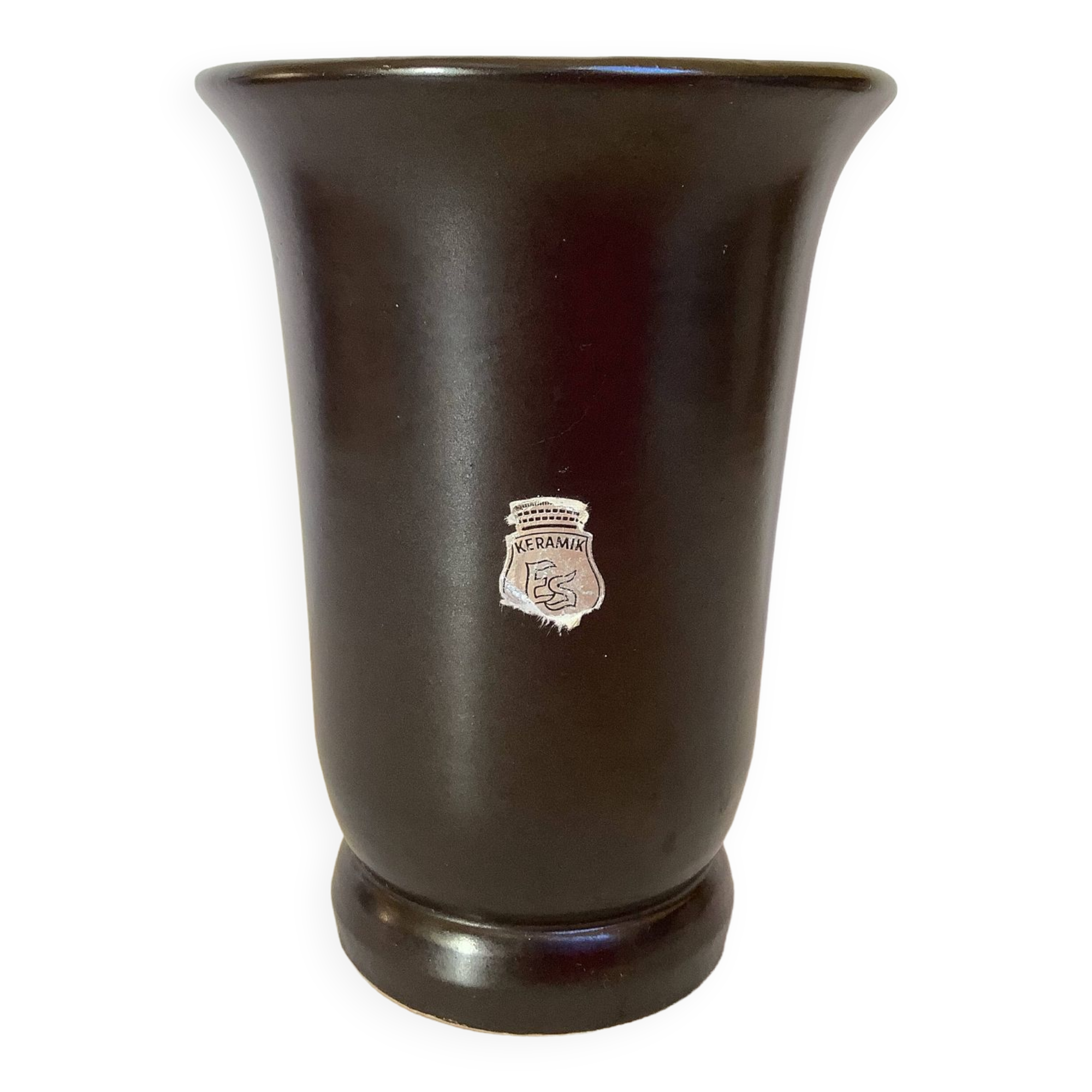 Vase noir keramik ES Emons et Söhne Germany