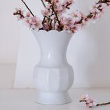 White vase Bareuther Waldsassen 50s