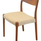Ensemble de 4 chaises de salle à manger danoises en teck "Borup".
