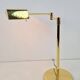 Regency Brass Adjustable Table Lamp from Egoluce, 1970s