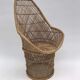 Rattan armchair from the turn of the 70's / 80's