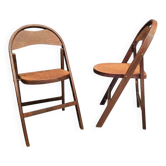 2 x Thonet B751 / crocodile print / 1930s