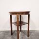 Table d'appoint en bois massif vintage des années 50