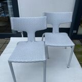 Pair of Vintage ABITANT Garden Chairs