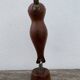 Scandinavian design corkscrew in teak wood and brass, 1960