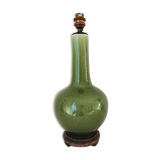 Green ceramic lamp foot