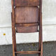 Folding chair – Vintage – Furniture – Patinated wood