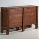 Pine buffet with two doors and scalloped panels – China, circa 1950