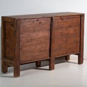 Pine buffet with two doors and scalloped panels – China, circa 1950