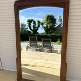 Art Deco wooden mirror