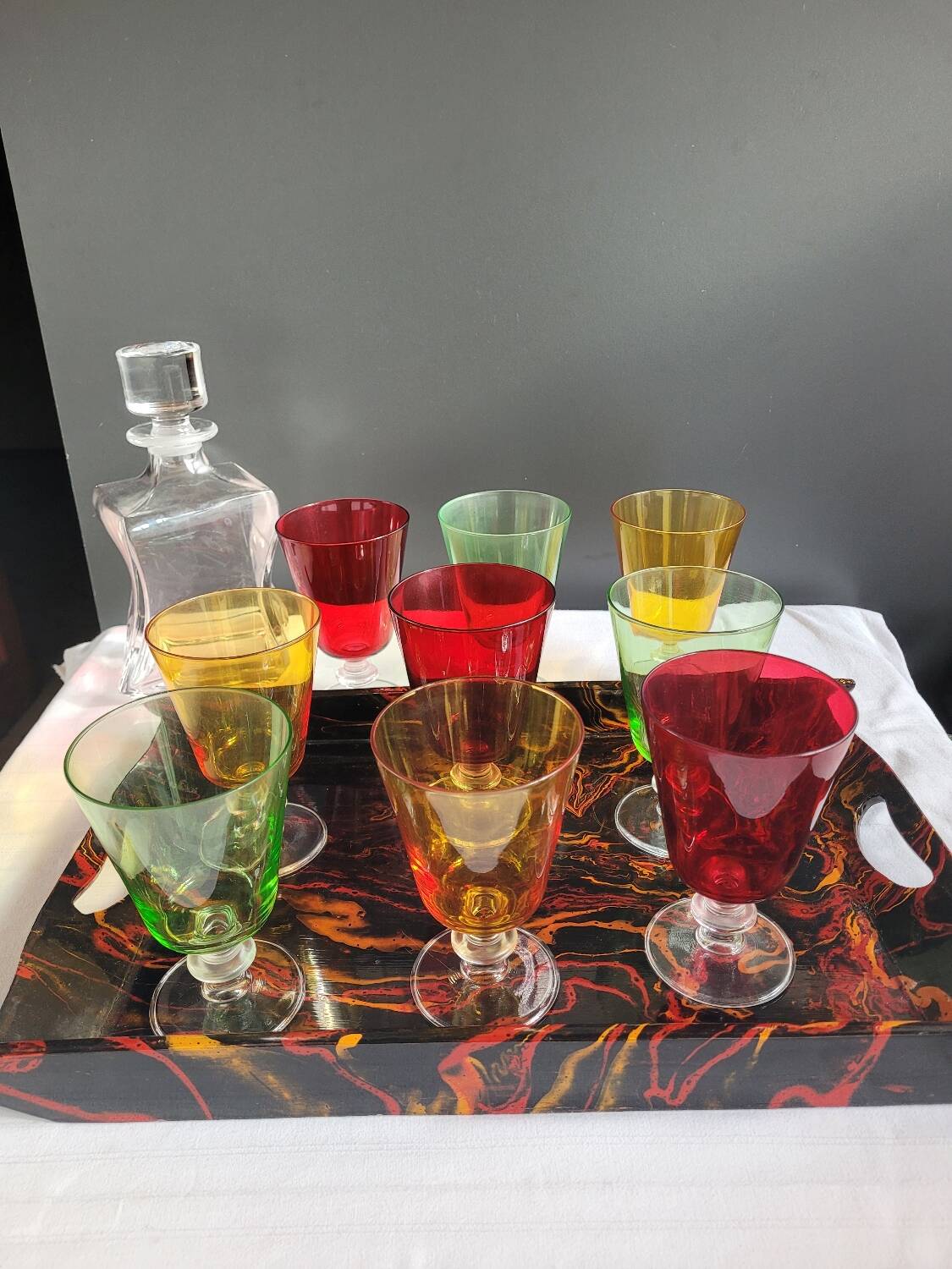 Stemmed glasses