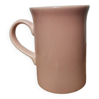 Vintage pastel salmon pink mug kilncraft stl england