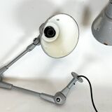 Mid-Century AURE set of two rare wall lamps in metal. Italy 1960s