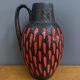 Ceramic red and black vase by Scheurich Germany model 279-38