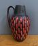 Ceramic red and black vase by Scheurich Germany model 279-38