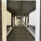 Photograph black and white silver print circa 1970 architecture