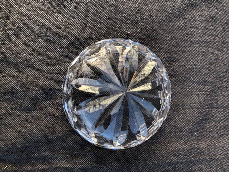 Vintage Baccarat Crystal Mustard/Jam/Honey Jar, Harcourt Missouri Model