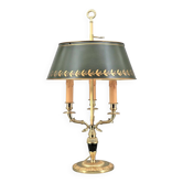 Lampe bouillotte bronze style empire "Col de Cygnes"