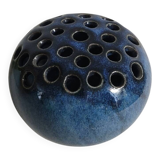 Glazed ceramic flower holder