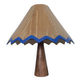 Handmade "pencil" lamp made of wood and veneer