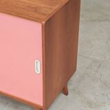 Buffet commode U-452 rose par Jiri Jiroutek pour Interier Praha 1960