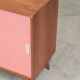 Buffet commode U-452 rose par Jiri Jiroutek pour Interier Praha 1960