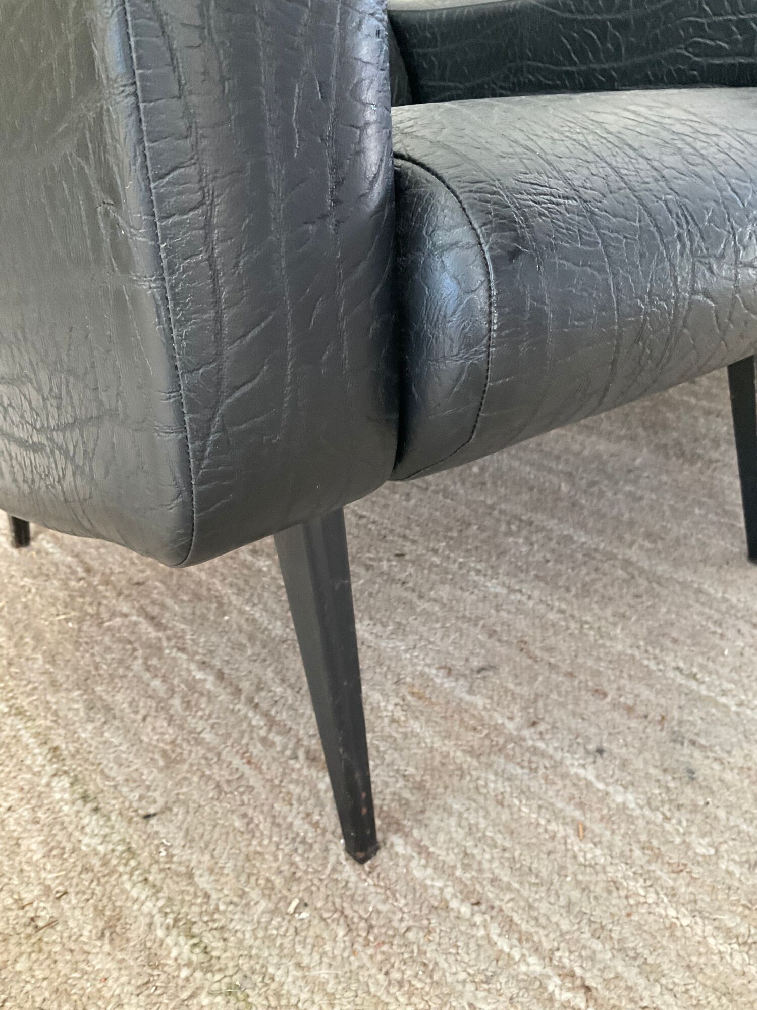 Pair of vintage folding armchairs from the 50s and 60s