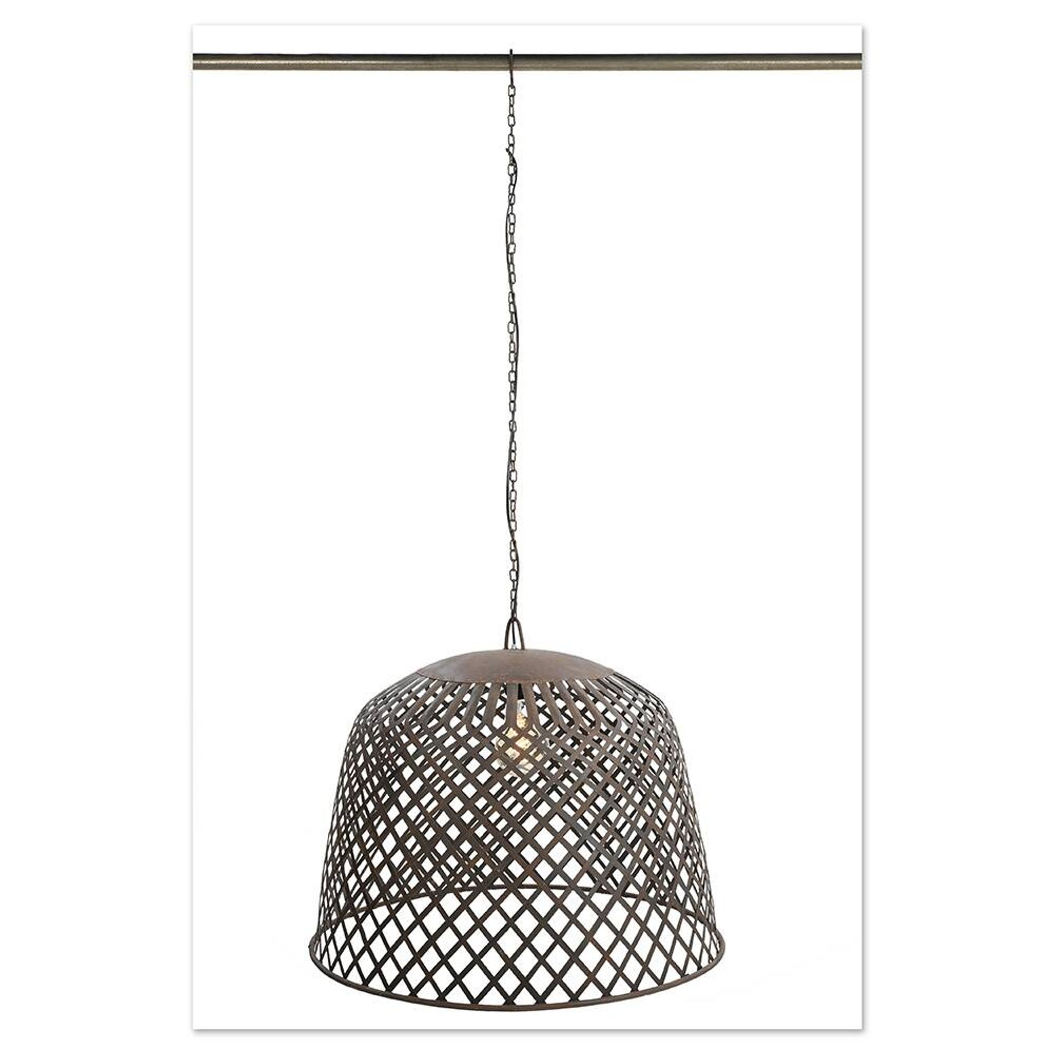 Transformed industrial chandelier