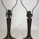 Pair Of Brass Oriental Style Table Lamps Mid Century 1960s Hollywood