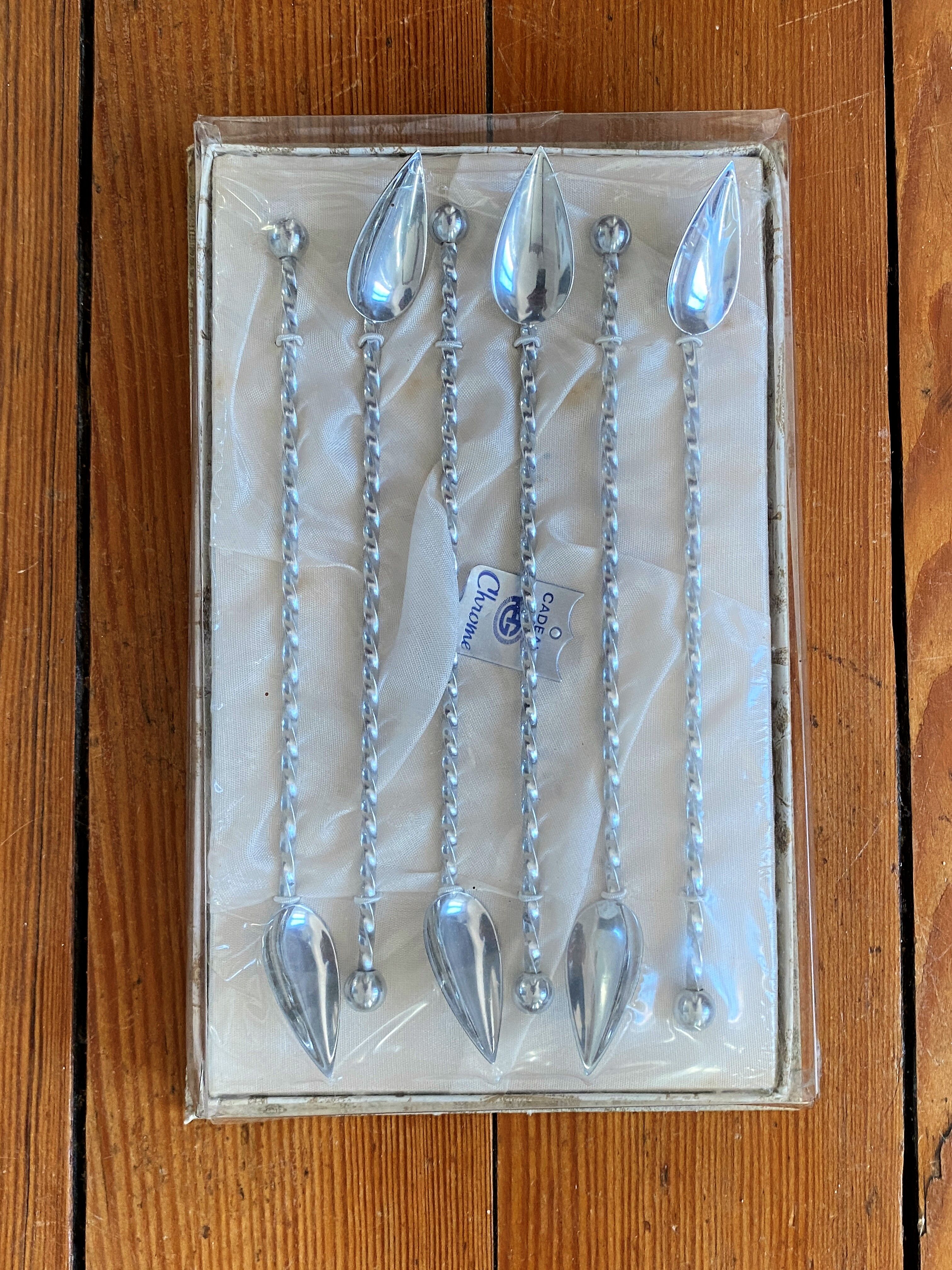 Set of 6 cocktail spoons
