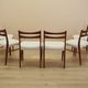 Set of six teak chairs, Danish design, 1960s, made in Denmark
