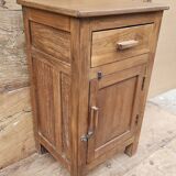 Old Burmese teak bedside table