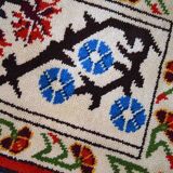 Vintage carpet French Soap 77cm x 106cm 1970s, 1C771