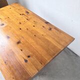 Mountain furniture table made of solid pine
