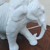 Elephant Bedside Table Lamp Elephant Pagoda Vintage 80s