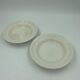 Boch Frères white plate duo