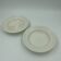 Boch Frères white plate duo